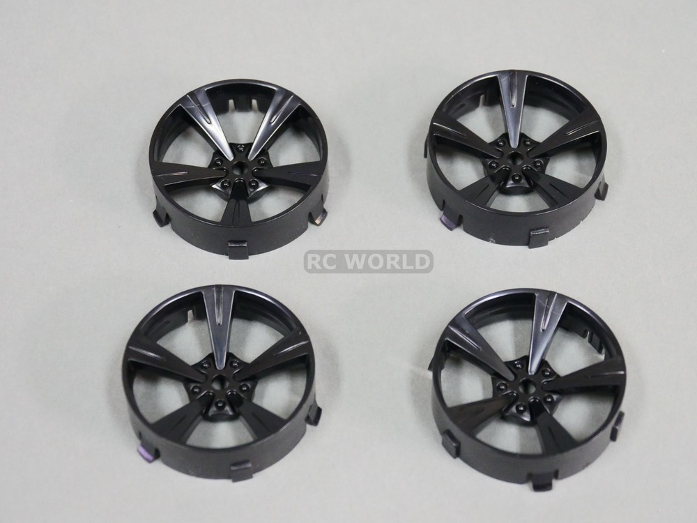 Tetsujin MANDARIN Car Wheels INSERTS Disk Adjustable Offset - WHITE - 4PCS