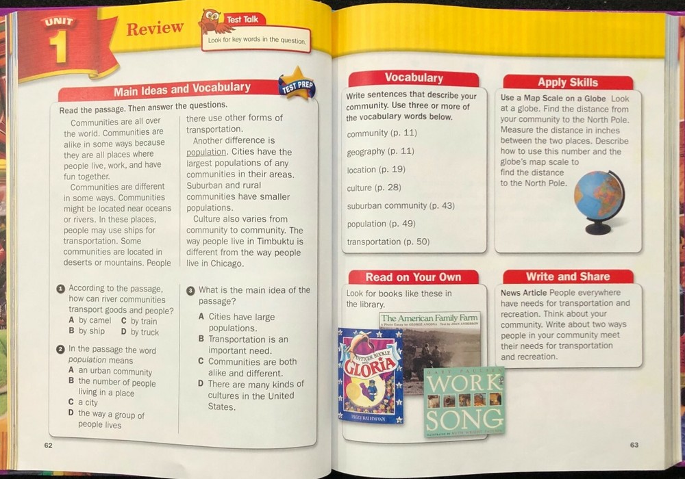 3rd Grade - Social Studies COMMUNITIES - Student Textbook (2005, Foresman)