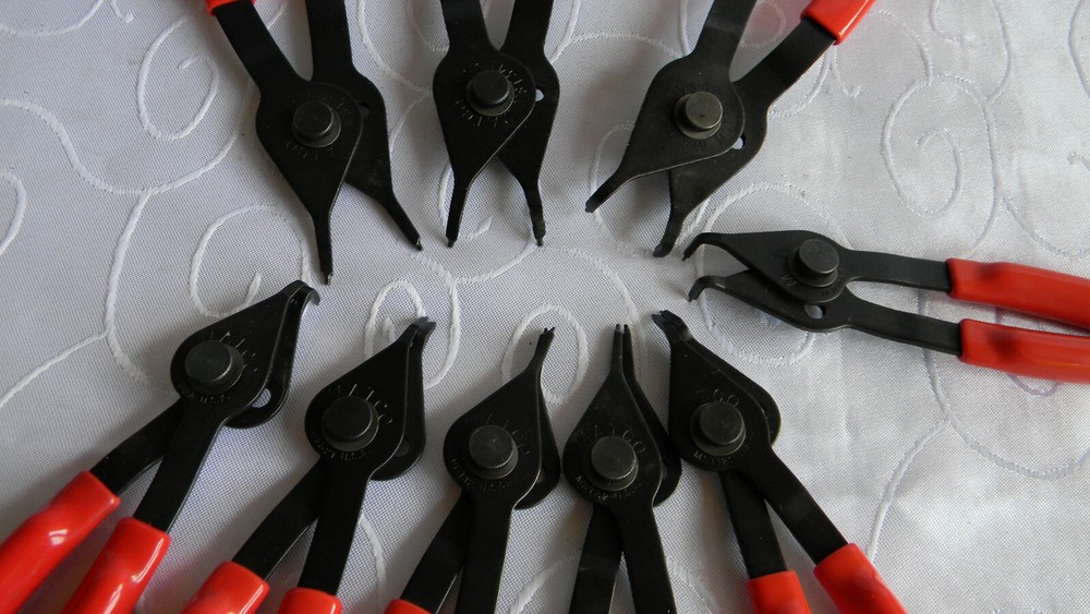 MATCO TOOLS 9PC COMBINATION INTERNAL/EXTERNAL SNAP RING PLIER SET #MST960