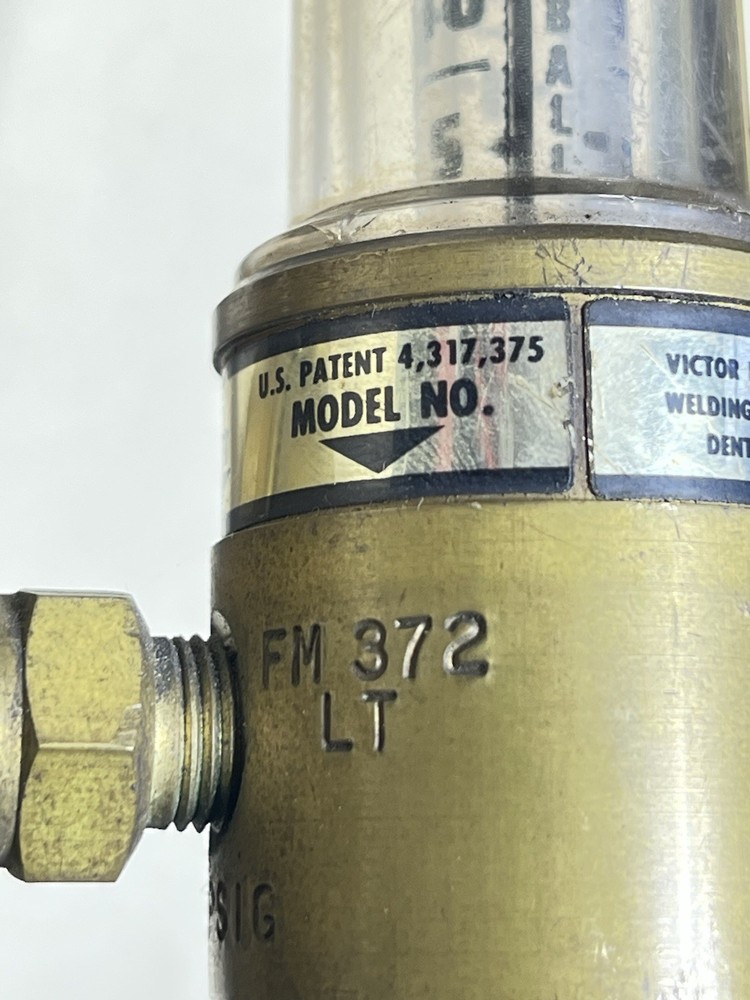 Victor Flow meter FM 372 LT USED