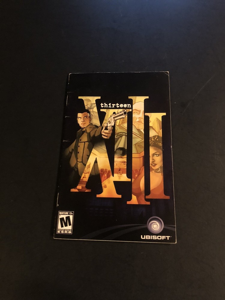 Thirteen ps2 Manual Only