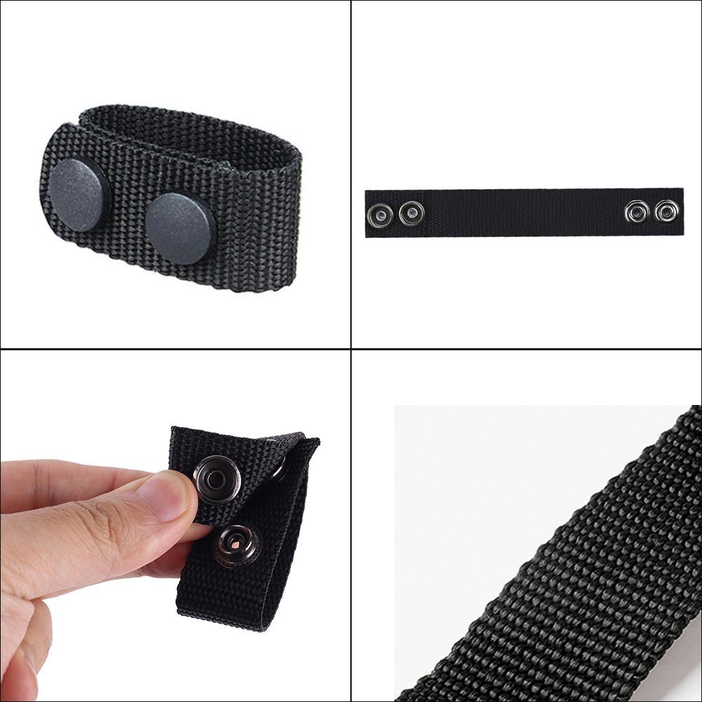 4PCS Duty Belt Keeper & Double Snaps for Belt Security Tactical Belt Accessories