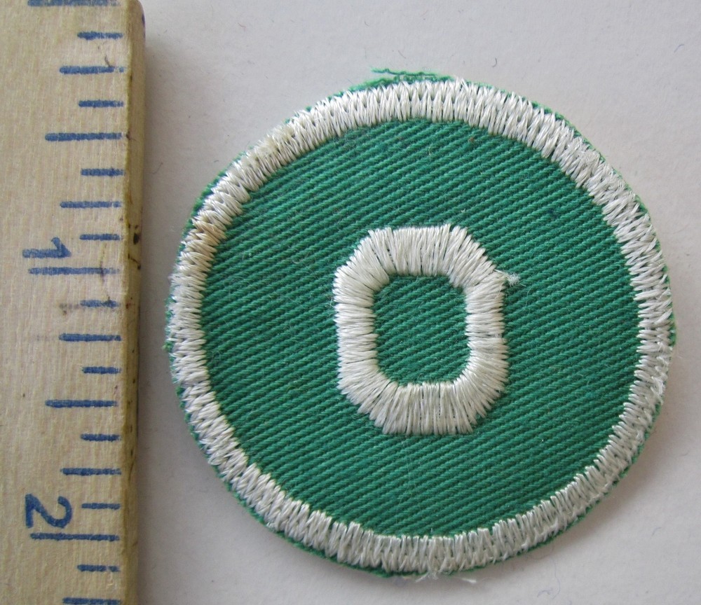 ORIGINAL Vintage ROTC / MILITARY SCHOOL O PATCH