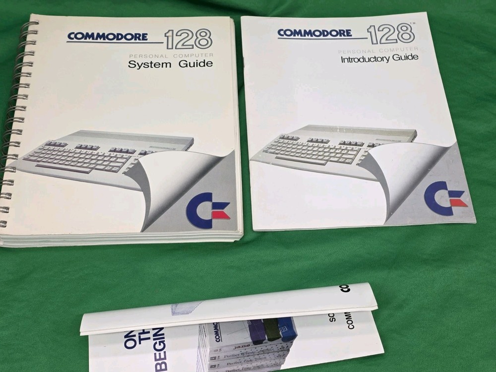 Vintage Commodore 128 Personal Computer System Guide & Introductory Guide 1985