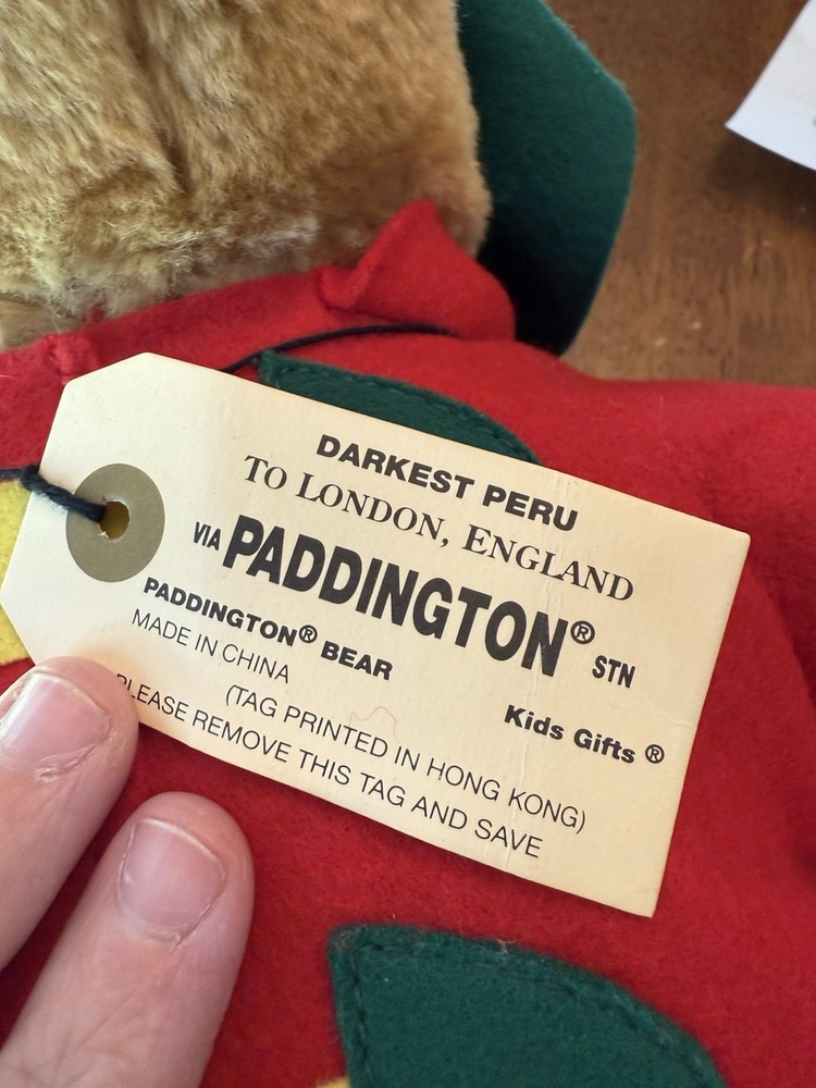 Vintage Sears PADDINGTON BEAR - 14"