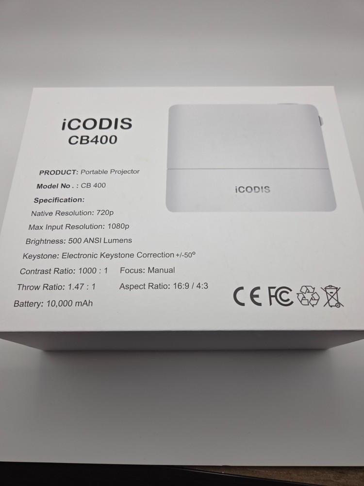 Icodis CB400 DLP Portable Projector