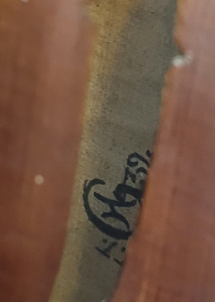 Old 1932 German violin 4/4 Labeled TT GH