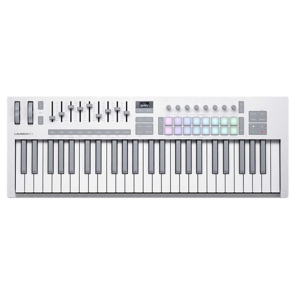 Novation Launchkey 49 MK4 White 49-Note Controller Keyboard