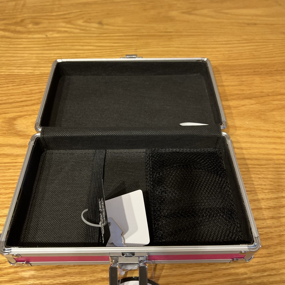 Vaultz Locking Supply Box-Pink w. Keys