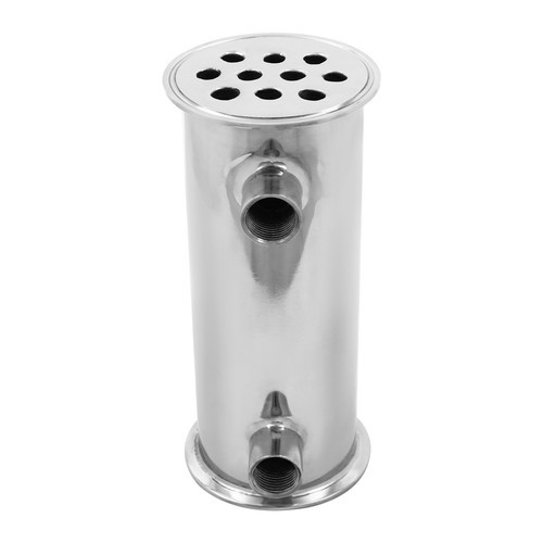 304 Stainless Steel 3" Tri Clamp Condenser with 10 Holes for Distillation
