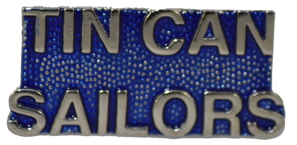 TIN CAN SAILOR HAT PIN