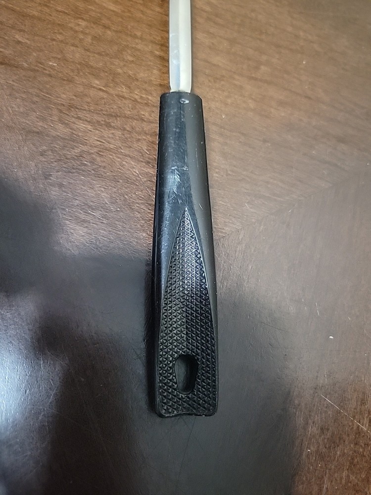 Vintage Ekco Black Nylon Solid Serving Spoon Plastic Handle