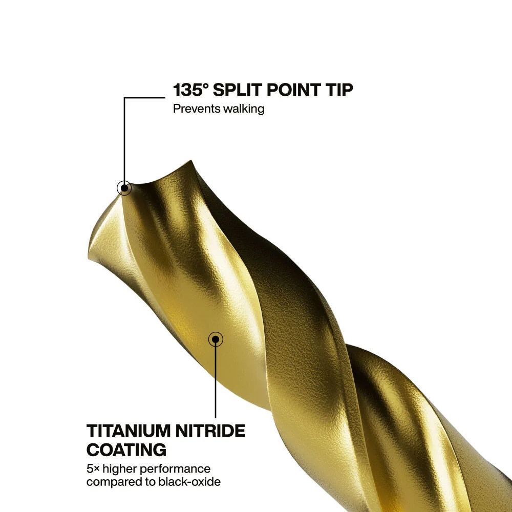 Klein Tools Titanium Drill Bit Set 14 Pieces