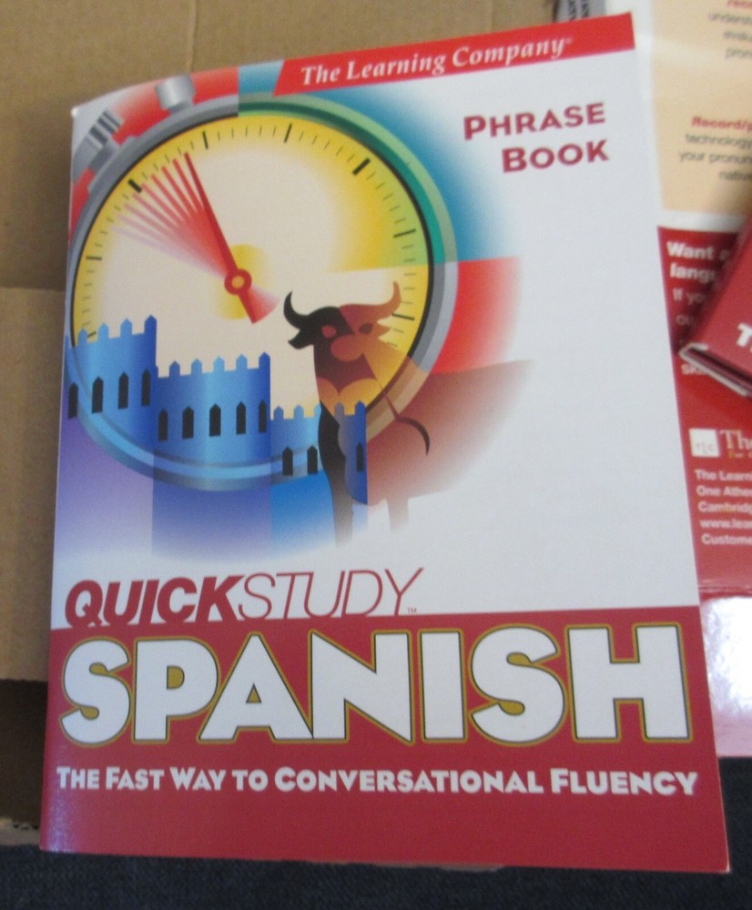 Quick Study Conversational Spanish Learning Company Education 3-CD Set
