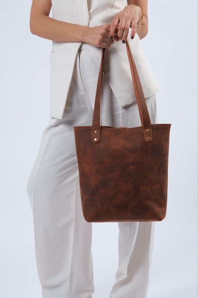 Leather Tote Bag