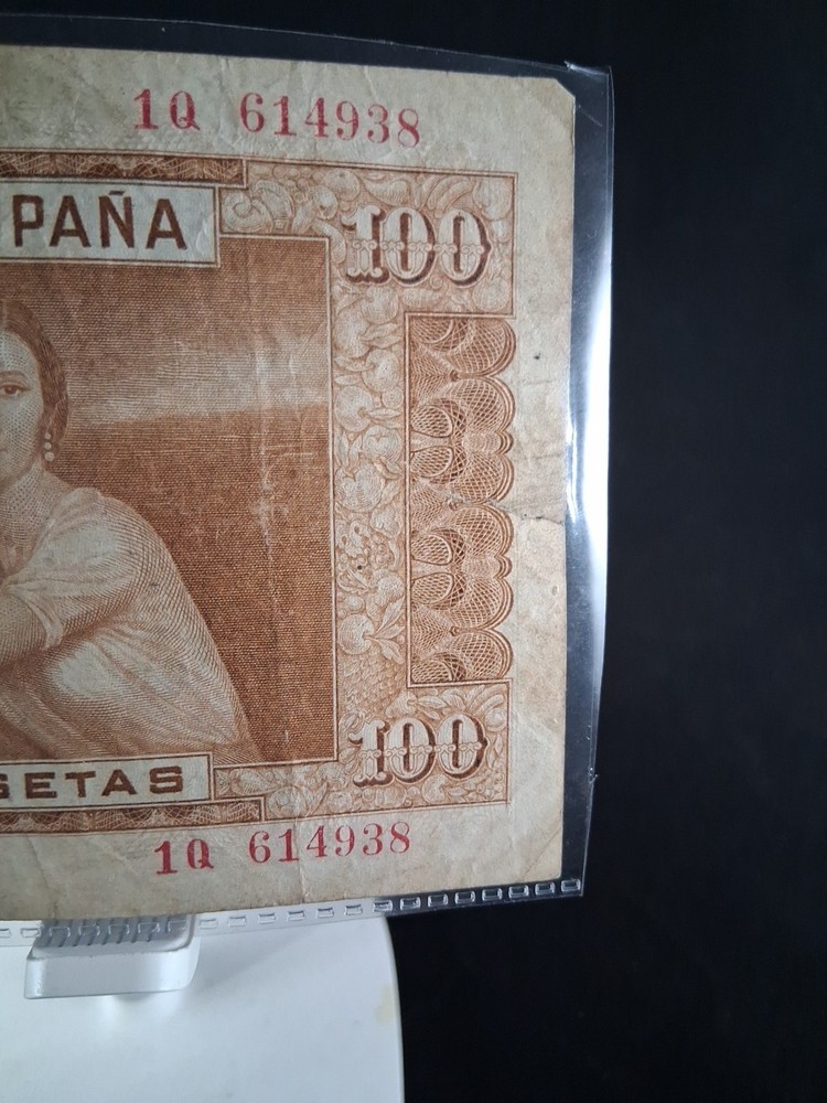 1953 SPAIN 100 PESETAS BANKNOTE