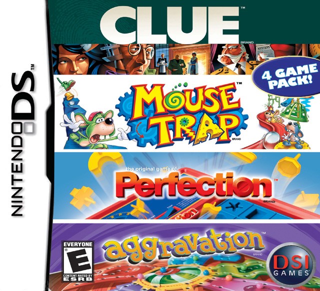 Clue / Mouse Trap / Perfection / Aggravation - Nintendo