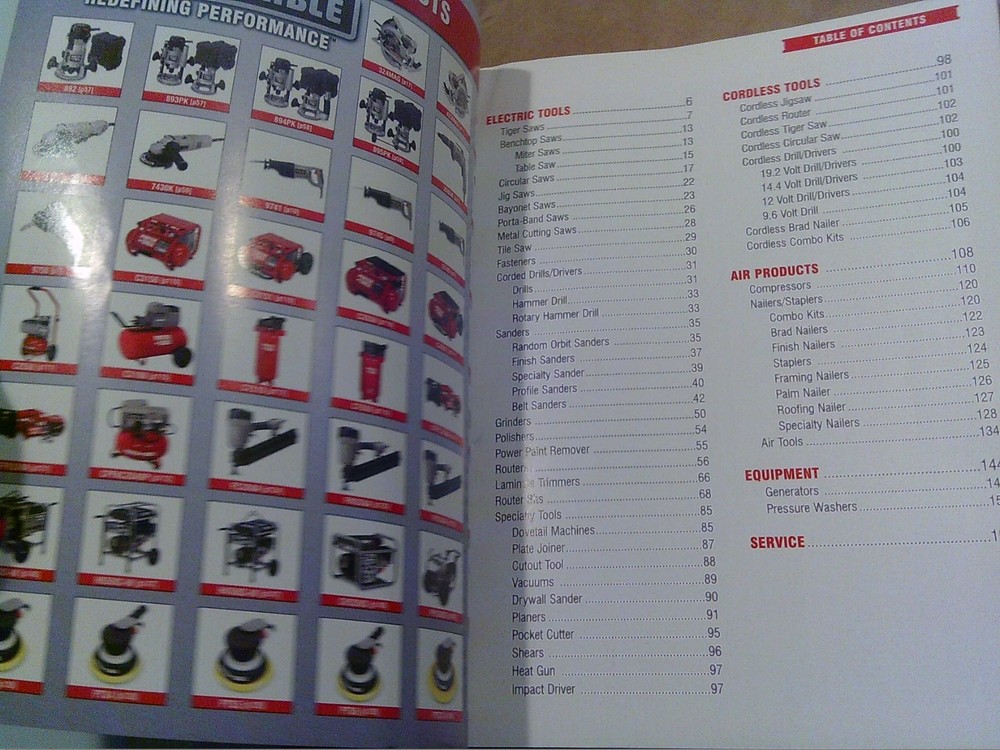 Porter Cable Power Tool Catalog From 2004-2005