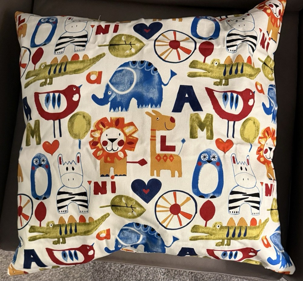 18”x18” Animal Print Zippered Pillow (2pack)