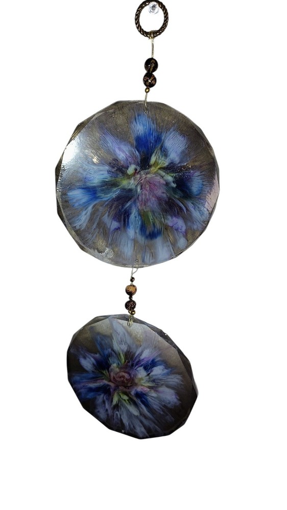 Handmade Resin Flower Wall Hanger