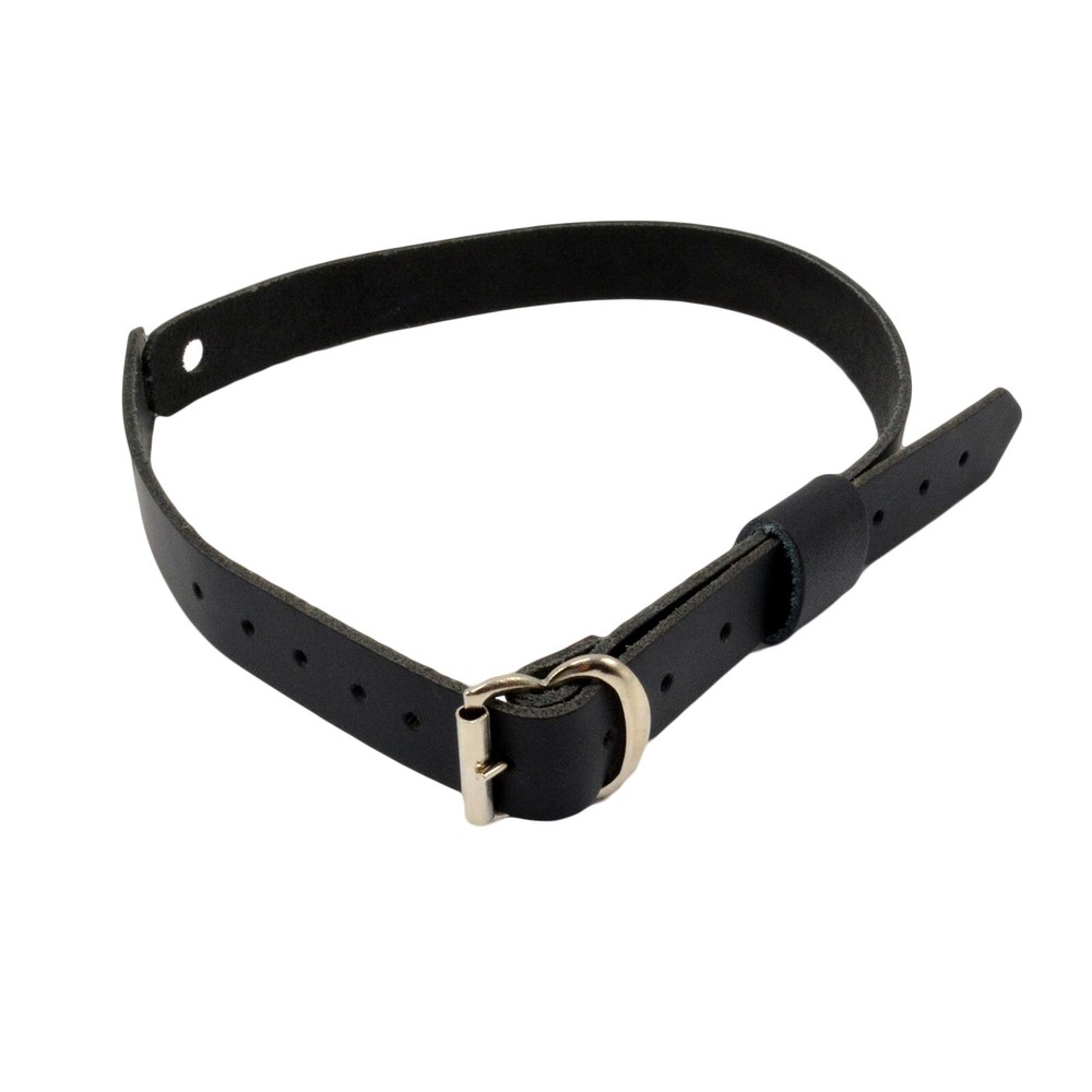 Jay-Pee Leather Hat Back Strap Chin Strap for Visor Hat Chrome Buckle