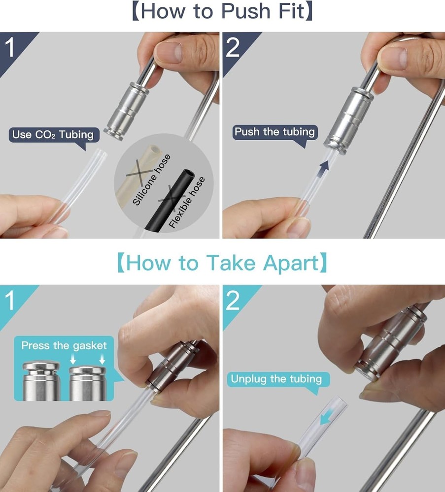 Stainless Steel CO2 Diffuser for Aquariums