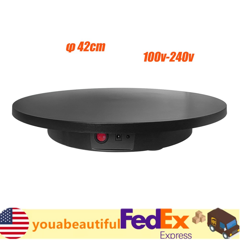 16.5" 360 Electric Motorized Rotating Turntable Display Stand Remote Control