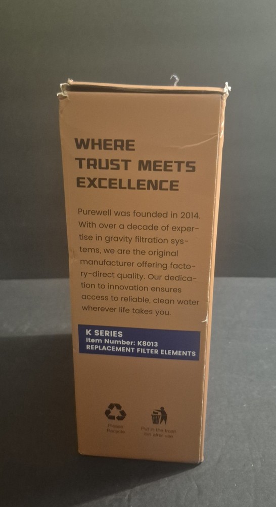 Purewell PF-4 Ceramic 3-Stage Purification Elements, K Series K8013 - 2 Pack