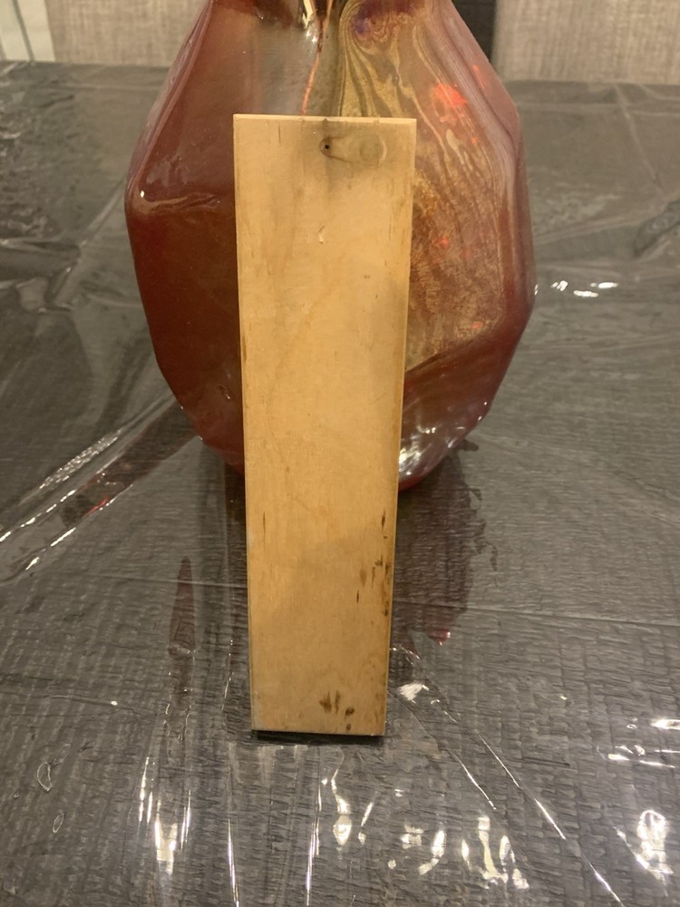 vintage wooden thermometer