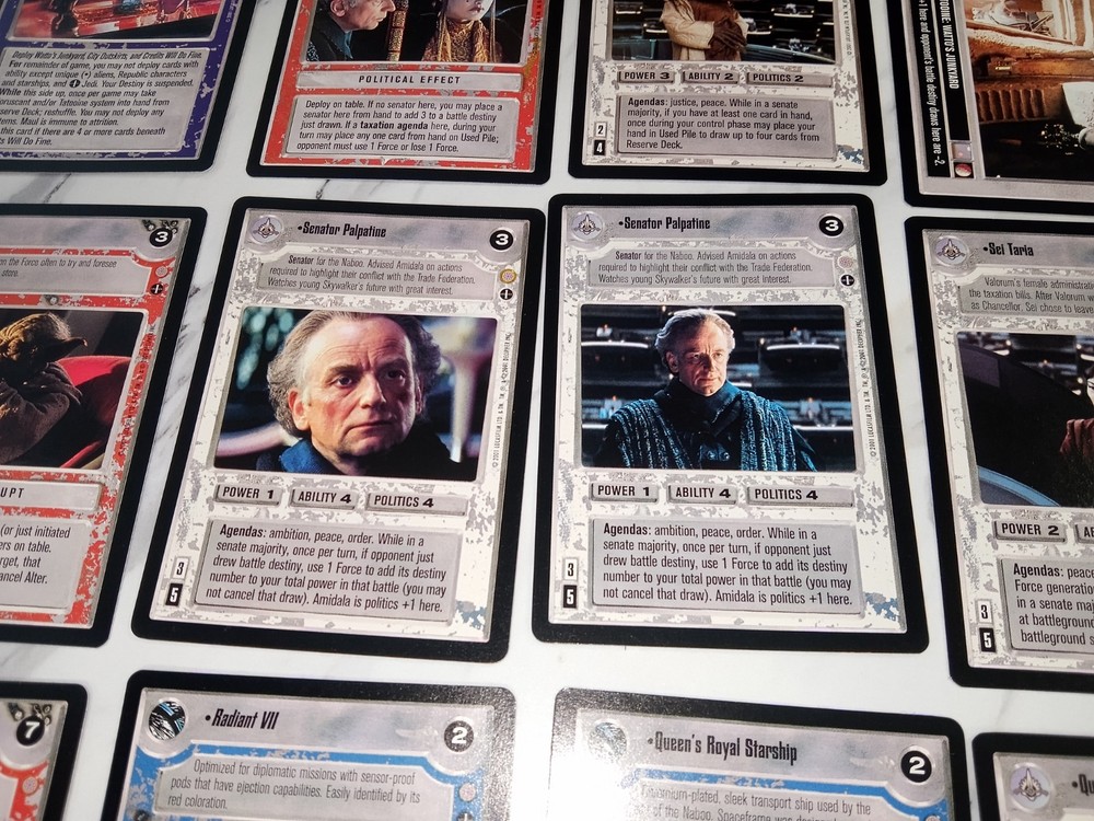 Star Wars CCG Coruscant Complete Set (Base + Rules + Checklists + All AIs) READ