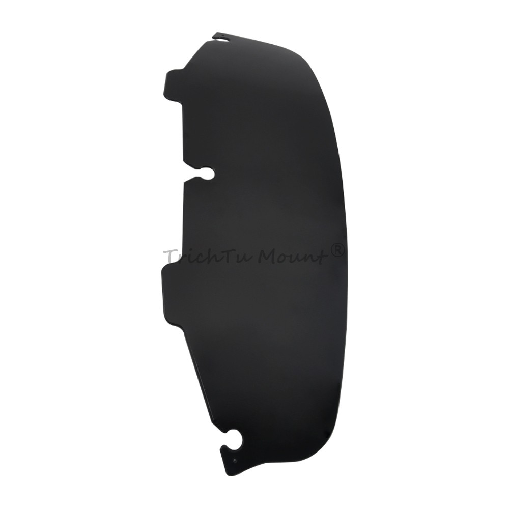 Black 5" Windshield Windscreen For Harley Electra Glide Standard FLHT 1996–2009