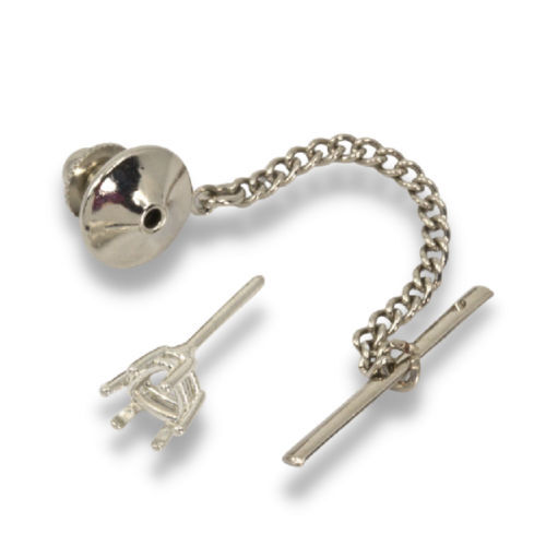 Trillion 6mm Tie Tack and Back