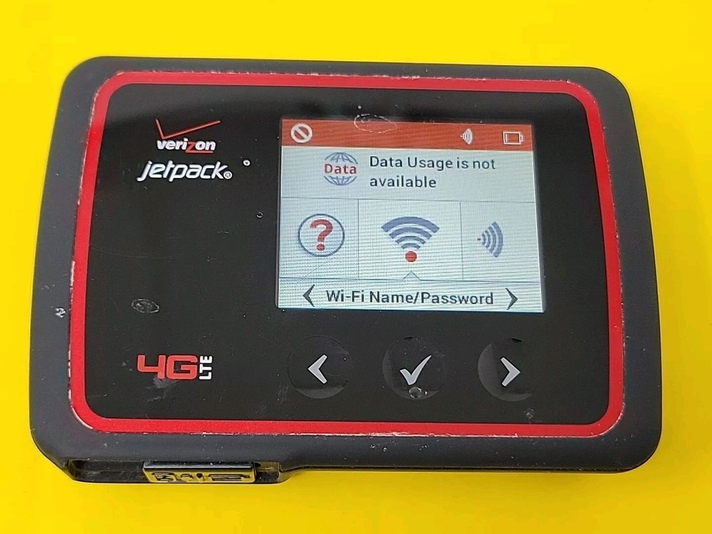 Verizon MiFi Jetpack 4G LTE Mobile Hotspot Electronics Mobile Device Powers On!