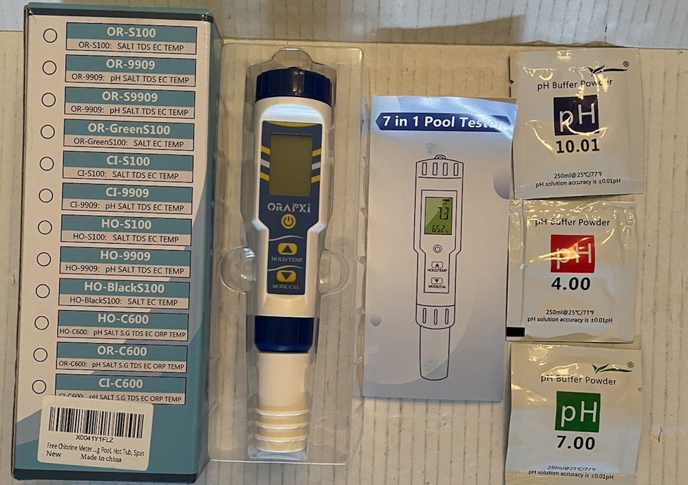 Pool Water Tester 7-in-1