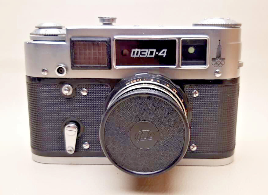 FED-4 Soviet Olympic Camera + Lens FED Industar-61 L/D