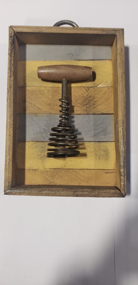 Mud Pie Vintage Accordion And Spring Barrel Corkscrew Plaques