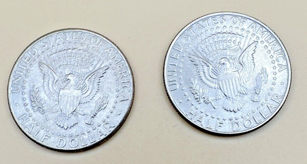 1993 P & D Kennedy Half Dollar Set (2 coins) AVE CIRCULATED