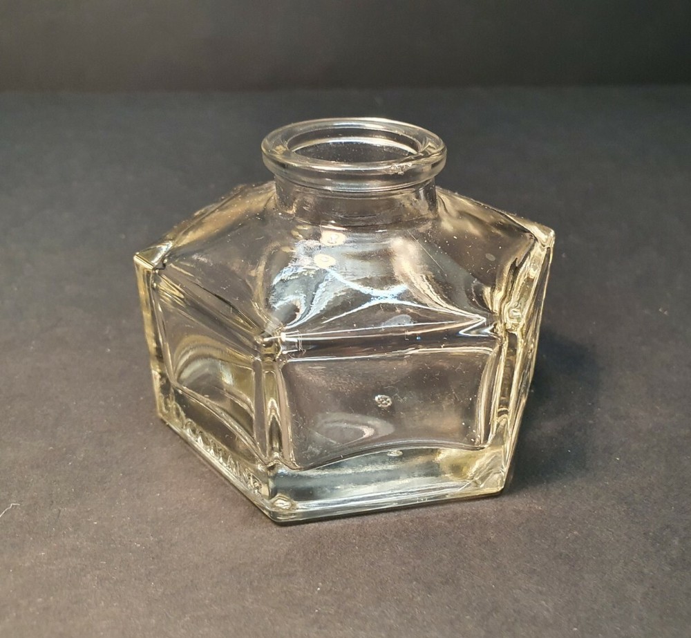 Hexagonal Clear Glass Vial Without Cap
