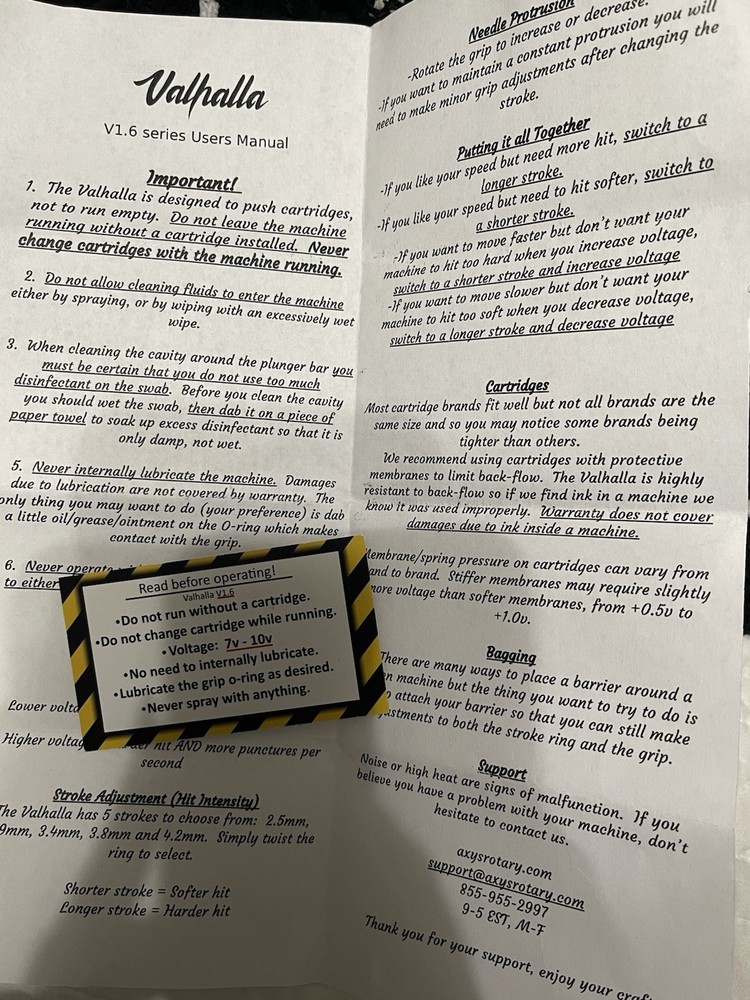 Axys Valhalla Tattoo Machine