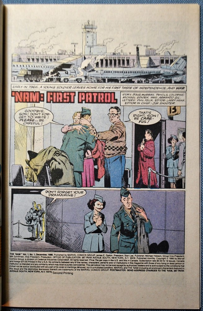 THE 'NAM Comics #1 Marvel Comics (VF/NM)