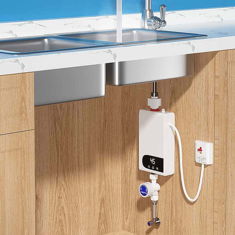 3.5KW Electric Tankless Instant Hot Water Heater Under Sink Tap Bathroom Kitchen