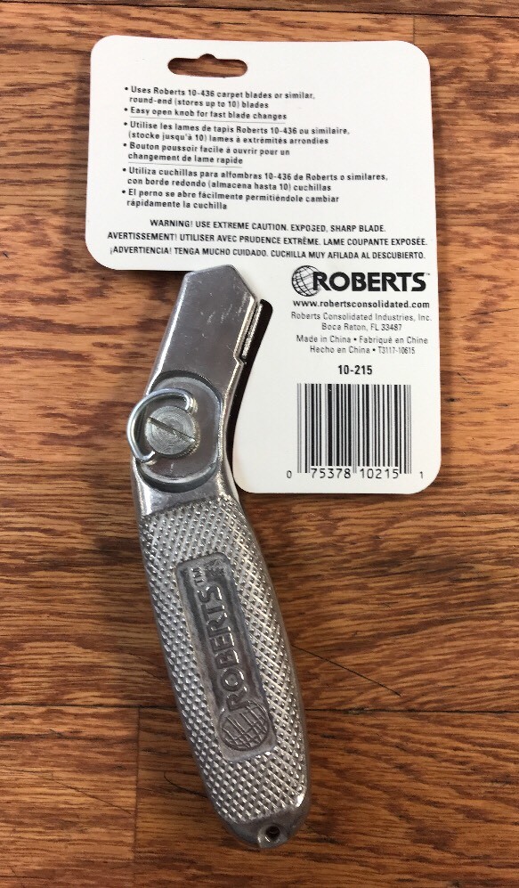 Roberts 10-215 Carpet Knife