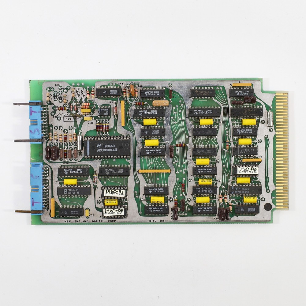 New England Digital Synclavier D160-486 Computer Bin Card