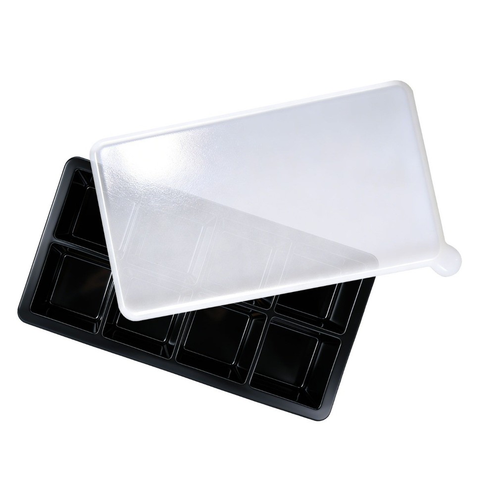 Lot Large 8-Cube Ice Tray Easy-Release Design Round Silicone Ice Cube Tray Bar