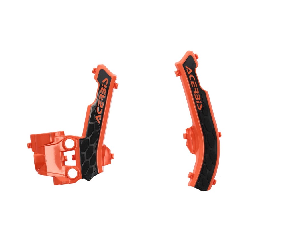 Acerbis X-Grip Frame Guard Orange/Black #2979615225
