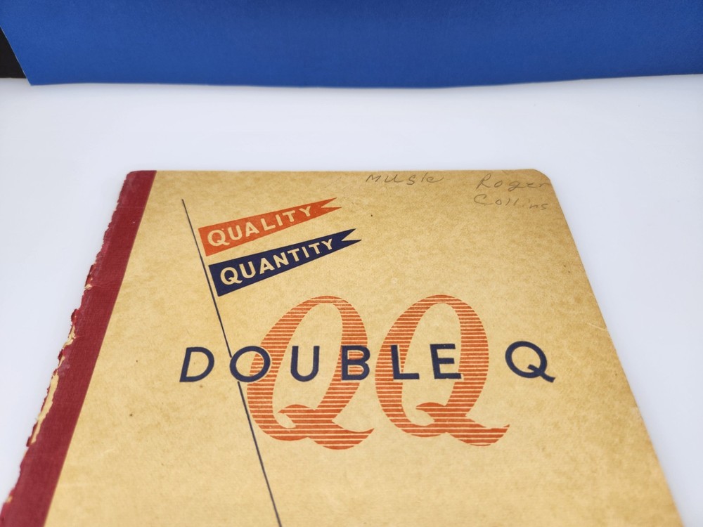 Vintage Double Q Composition Book No. 172 Notebook Used