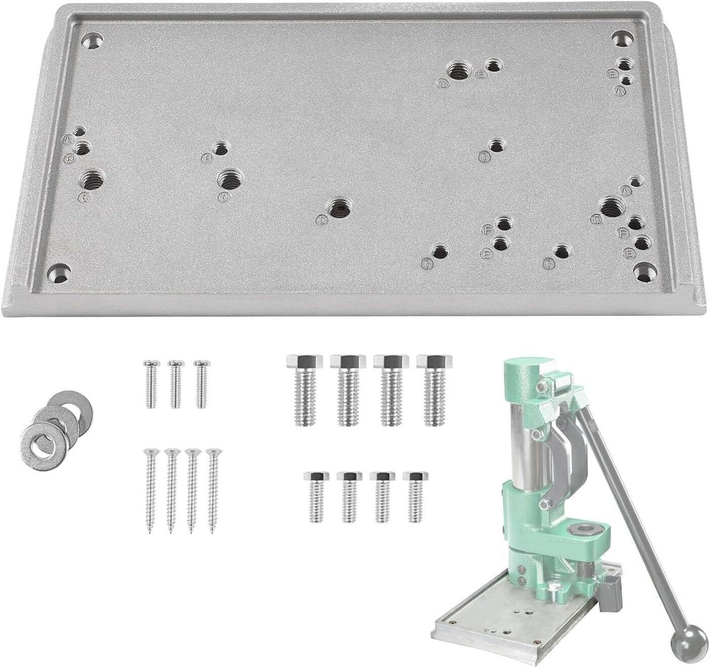 For RCBS Cast Aluminum 9282 Accessory Base Plate 3 Grey Shell Holder Accessory