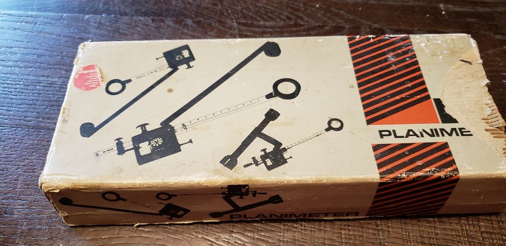 Mint Uchida Zero Setting Device Polar Compensation Planimeter W/Optical Tracer