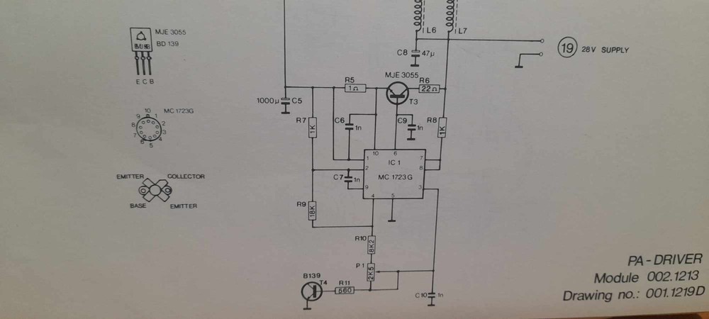 HF LINEAR AMPLIFIER MRF-464 28V