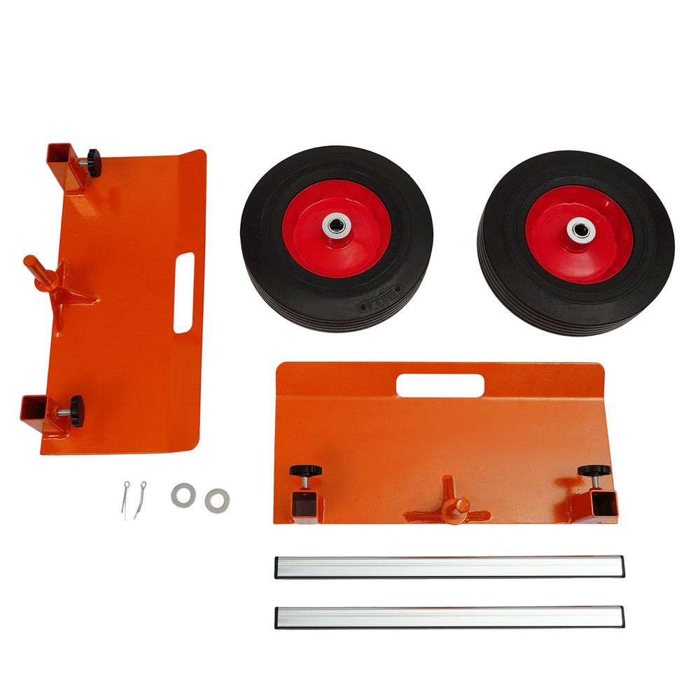 Heavy Duty Panel Cart, Drywall Sheet Mover with 10" Solid Wheels, Panel Cart